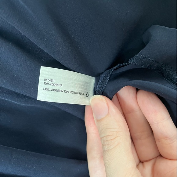 (Never worn) GAP navy blue sleeveless dress with hot pink detailing size M - Picture 3 of 7